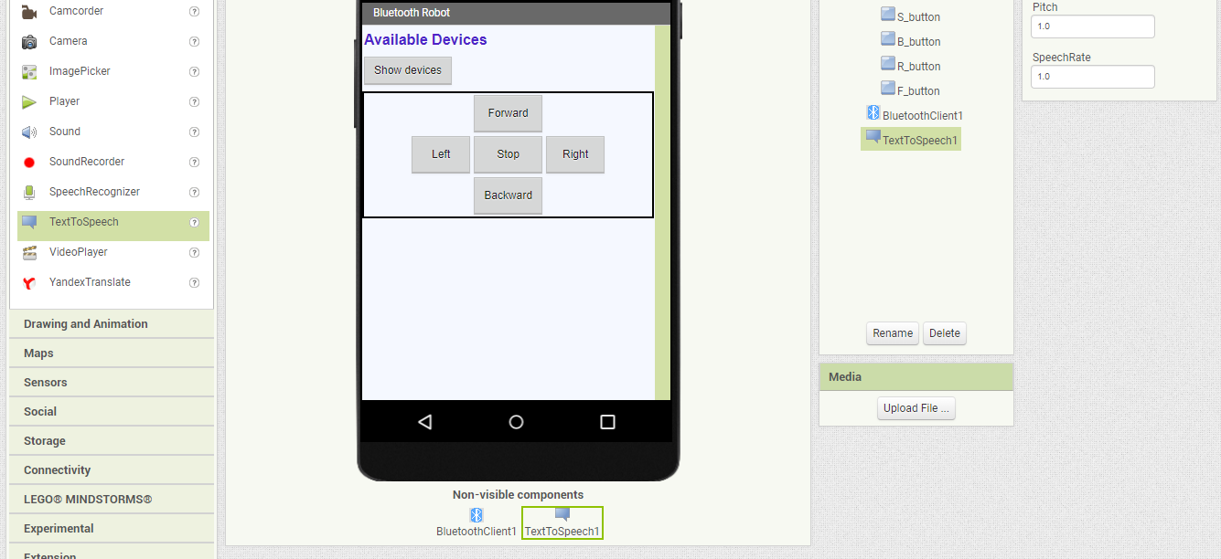 added to Screen1  in MIT App Inventor.