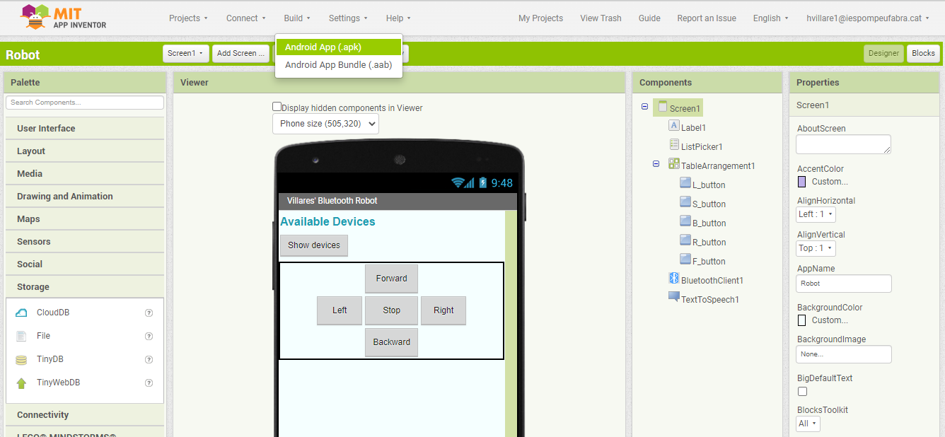 Building the Android App.